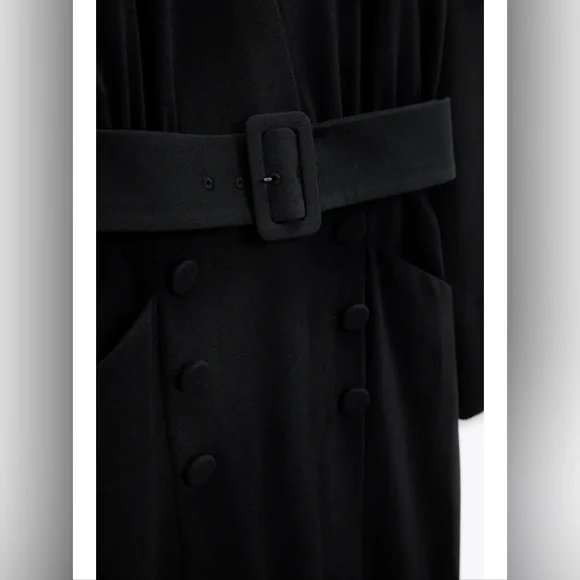 Zara belted dress NWT - Picture 2 of 9